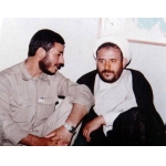محمدابراهیم همت در کنار حجت السلام انصاریان | منبع: سایت تابناک