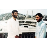 محمدابراهیم همت در کنار احمد متوسلیان در سفر حج | منبع: باشگاه خبرنگاران جوان