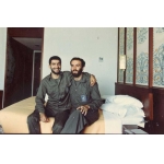 حسن شفیع‌زاده در کنار شهید طهرانی‌مقدم | منبع: خبرگزاری تسنیم