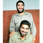 احمد کاظمی در کنار شهید سلیمانی | منبع: فارس نیوز