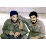 احمد کاظمی در کنار شهید سلیمانی | منبع: فارس نیوز