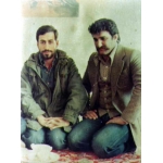 احمد کشوری در کنار شهید شیرودی | منبع: خبرگزاری دفاع مقدس