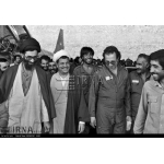 جواد فکوری در کنار مرحوم هاشمی رفسنجانی و حضرت آیت‌الله خامنه‌ای | منبع: ایرنا