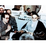 جواد فکوری در کنار امام خمینی(ره) | منبع: موسسه مطالعات تاریخ معاصر ایران