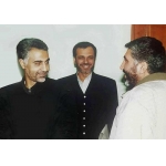احمد کاظمی در کنار شهید سلیمانی | منبع: خبرآنلاین