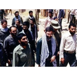 احمد کاظمی در کنار حضرت آیت‌الله خامنه‌ای | منبع: فارس نیوز