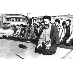 سیدمحمد بهشتی- در نماز جمعه | منبع: مرکز بررسی اسناد تاریخی