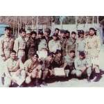 Members of the 55th Airborne Brigade of Shiraz alongside the 65th NOHED Brigade during the Iran